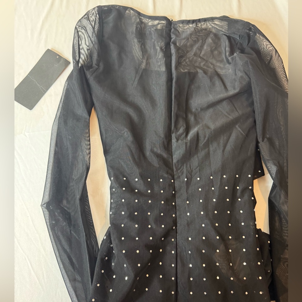 AKIRA Black Long Sleeve Cut-Out Dress - Picture 5 of 10